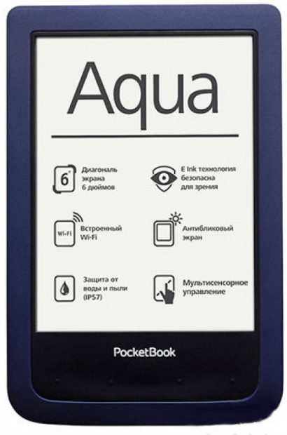 Електронна книга PocketBook 641 Aqua 2 Blue/Black