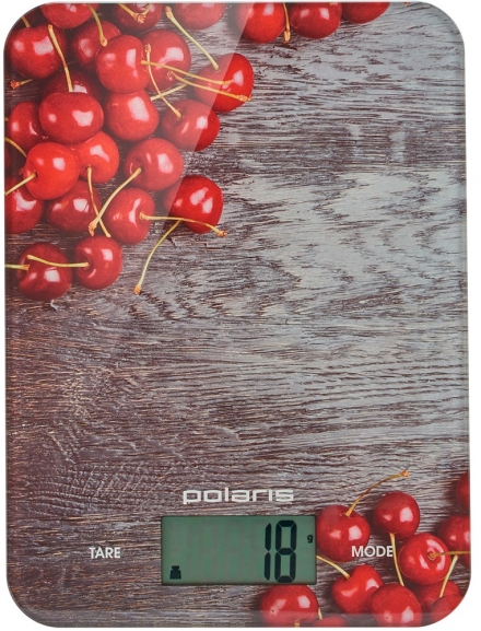 Весы кухонные Polaris PKS 1046 DG Cherry