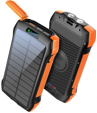 Promate  SolarTank-20PDQI 20W 20000mAh Black