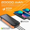 УМБ Power Bank Promate SolarTank-20PDQI 20W 20000mAh Black