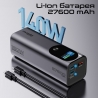 УМБ Power Bank Promate Titan-160 140W 27600mAh Gray