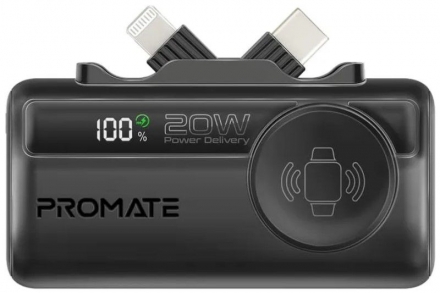 УМБ Power Bank Promate powerup-trio 5000mAh Black