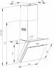 Вытяжка Pyramida NR-MG 60 M WH