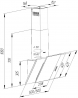 Вытяжка Pyramida KZ 60 WH