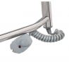 Электрический полотенцесушитель Q-tap Standard shelf (CRM) P5 500х700 RE