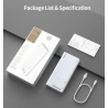 УМБ Power Bank Romoss Sense 6 20000mAh 22,5W White (PPH80-611-1121H)