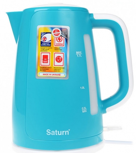 Електрочайник Saturn ST-EK 8435U Turquoise