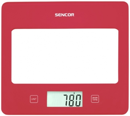 Весы кухонные Sencor SKS 5034 RD