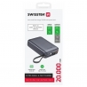 УМБ Power Bank Swissten SPACE 20000mAh Silver (8595217490598)