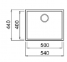 Мойка кухонная TEKA SQUARE 50.40 TG Бежевый (115230022)