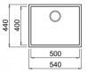 Мойка кухонная TEKA SQUARE 50.40 TG Серый (115230021)