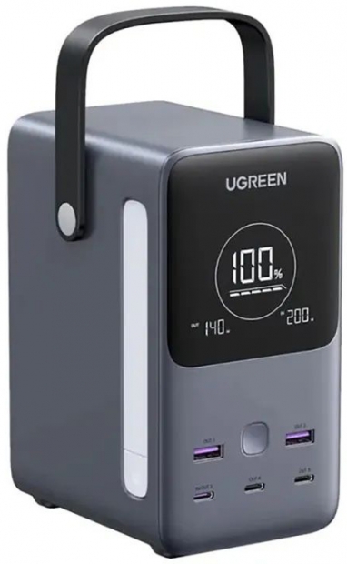 УМБ Power Bank Ugreen PB770 48000mAh 300W Grey (25286)