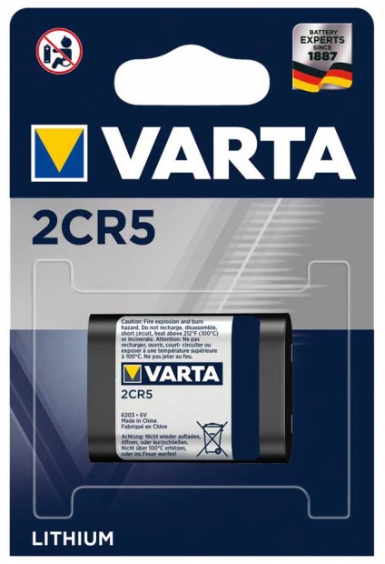 Батарейка Varta 2CR5 BLI 1 LITHIUM
