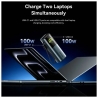 УМБ Power Bank Vention 27000 mAh 200W with Built-in USB-C Gray (FKGH0)
