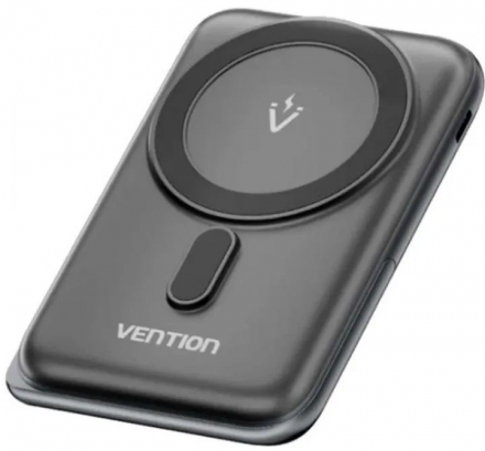 УМБ Power Bank Vention Magnetic Wireless 10000mAh 20W Black (FHNB0)
