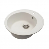 Кухонна мийка Ventolux FABIA (WHITE QUARTZ) D510x180