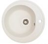 Кухонна мийка Ventolux FABIA (WHITE QUARTZ) D510x180
