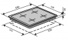 Варочная поверхность Ventolux HSF640-T3G CS (WH)