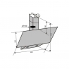 Вытяжка Ventolux MIRROR 60 MBG (1000) TC MS
