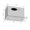 Вытяжка Ventolux PUNTO 520/279 IVG (1000) TRC MS