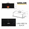 Витяжка Weilor LUNA WBG 56 BLACK
