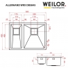 Кухонна мийка Weilor ALLERHAND WRX DB5845