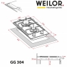 Варочная поверхность Weilor GG 304 BL