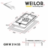 Варильна поверхня Weilor GM W 314 SS