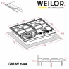 Варильна поверхня Weilor GM W 644 SS