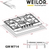 Варильна поверхня Weilor GM W714 SS