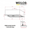 Вытяжка Weilor PBSR 52302 GLASS FBL 1100 LED Strip