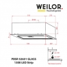 Вытяжка Weilor PBSR 52651 GLASS BL 1300 LED Strip