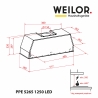 Вытяжка Weilor PPE 5265 SS 1250 LED Strip