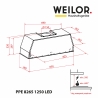 Вытяжка Weilor PPE 8265 SS 1250 LED Strip