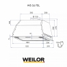 Вытяжка Weilor WB 56 FBL