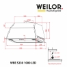 Вытяжка Weilor WBE 5230 SS 1000 LED
