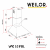 Вытяжка Weilor WK 63 FBL
