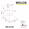 Вытяжка Weilor WK 63 SS