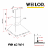 Вытяжка Weilor WK 63 WH