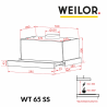 Вытяжка Weilor WT 65 SS