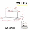 Вытяжка Weilor WT 65 WH