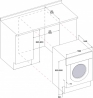 Встраиваемая стиральная машина Whirlpool BI WMWG 71253E EU