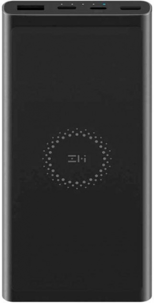 УМБ Power Bank Xiaomi ZMi Wireless Charging WPB100 Type-C 10000mAh Black