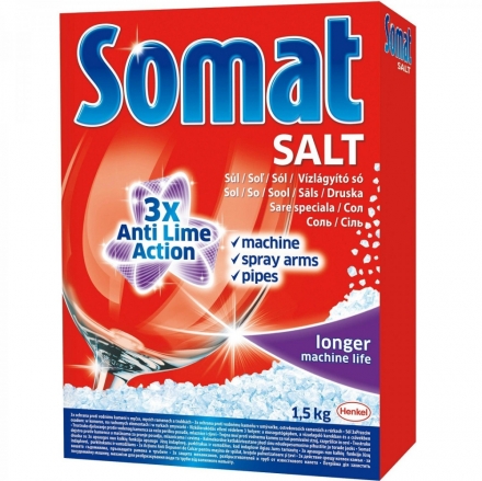 Соль для посудомоечной машины Somat 1500