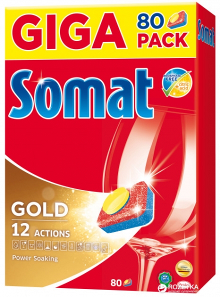 Somat Classic 80 шт Таблетки для посудомоечных машин