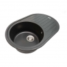 Кухонна мийка Ventolux EMILIA (BLACK MATT QUARTZ) 767x495x190