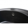 Кухонна мийка Ventolux FABIA (BLACK MATT QUARTZ) D510x180